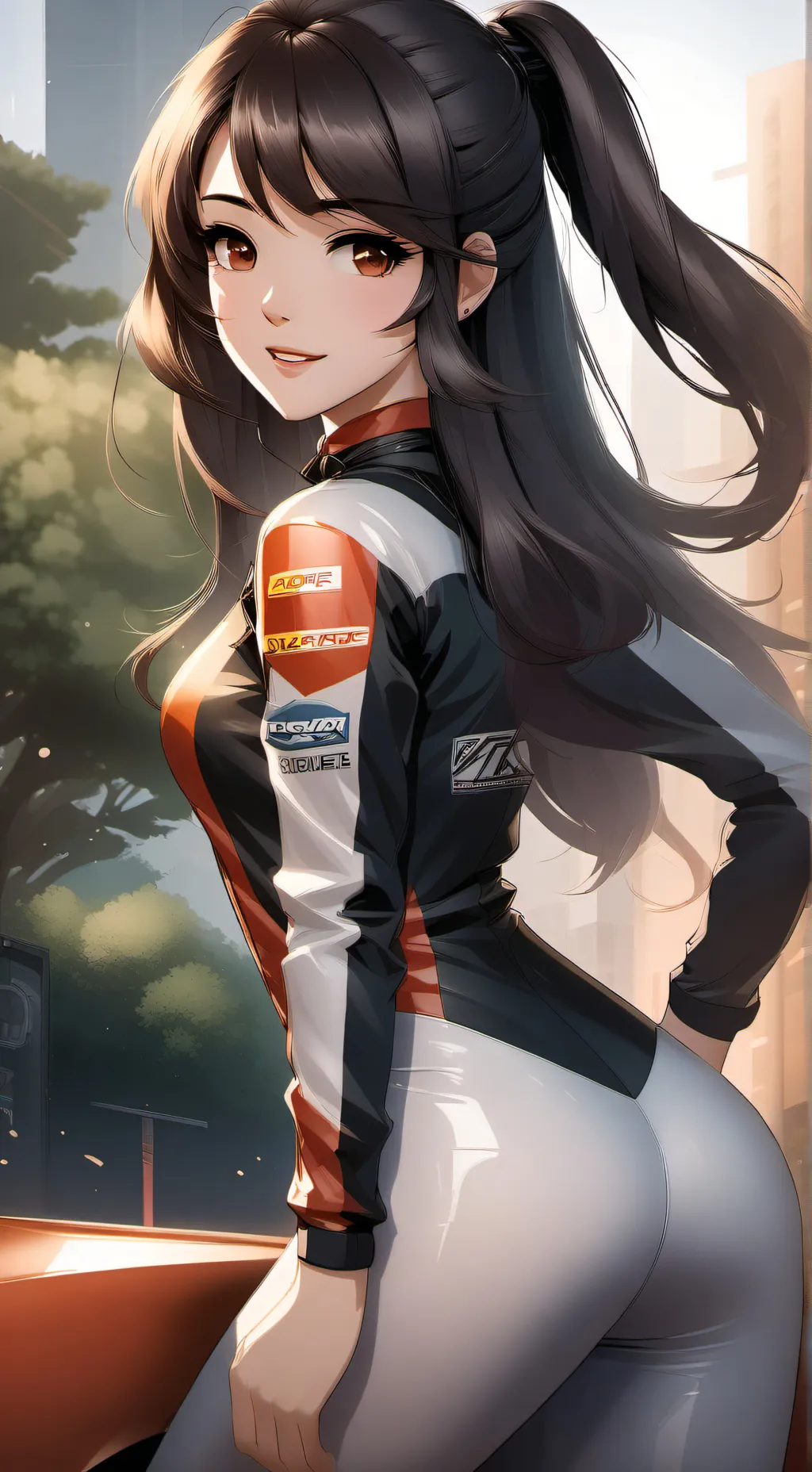 ai character: Abby vestappan background