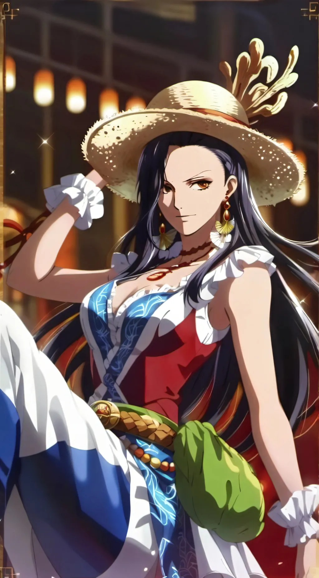 ai character: Boa Hancock background