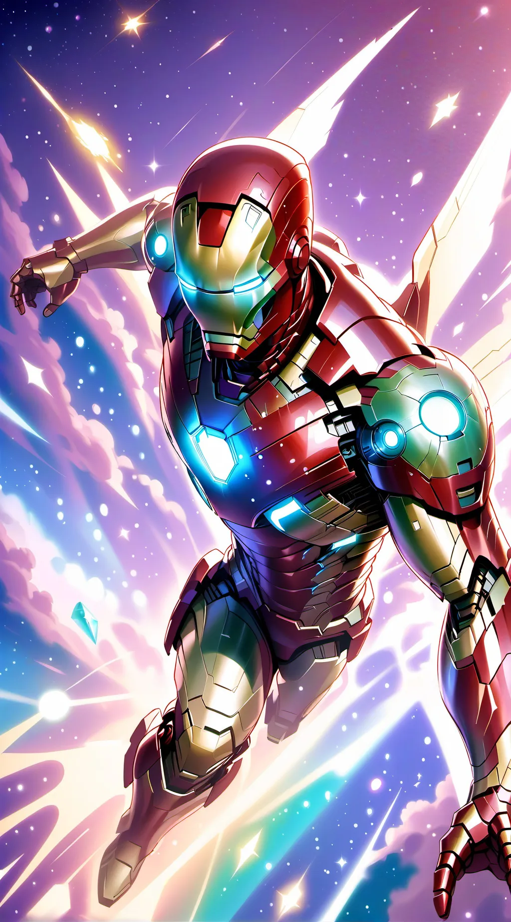 ai character: avengers background