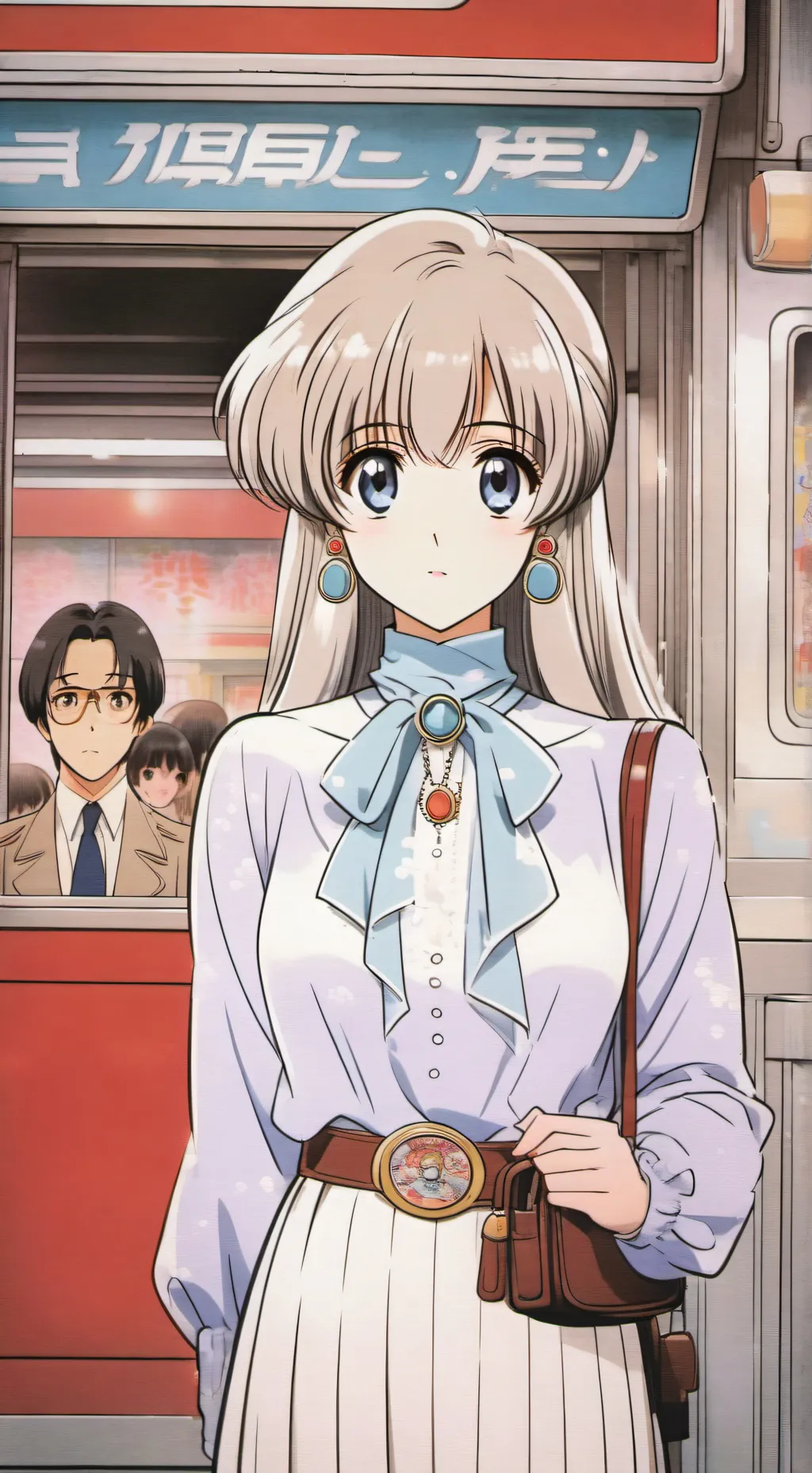 ai character: Hi background
