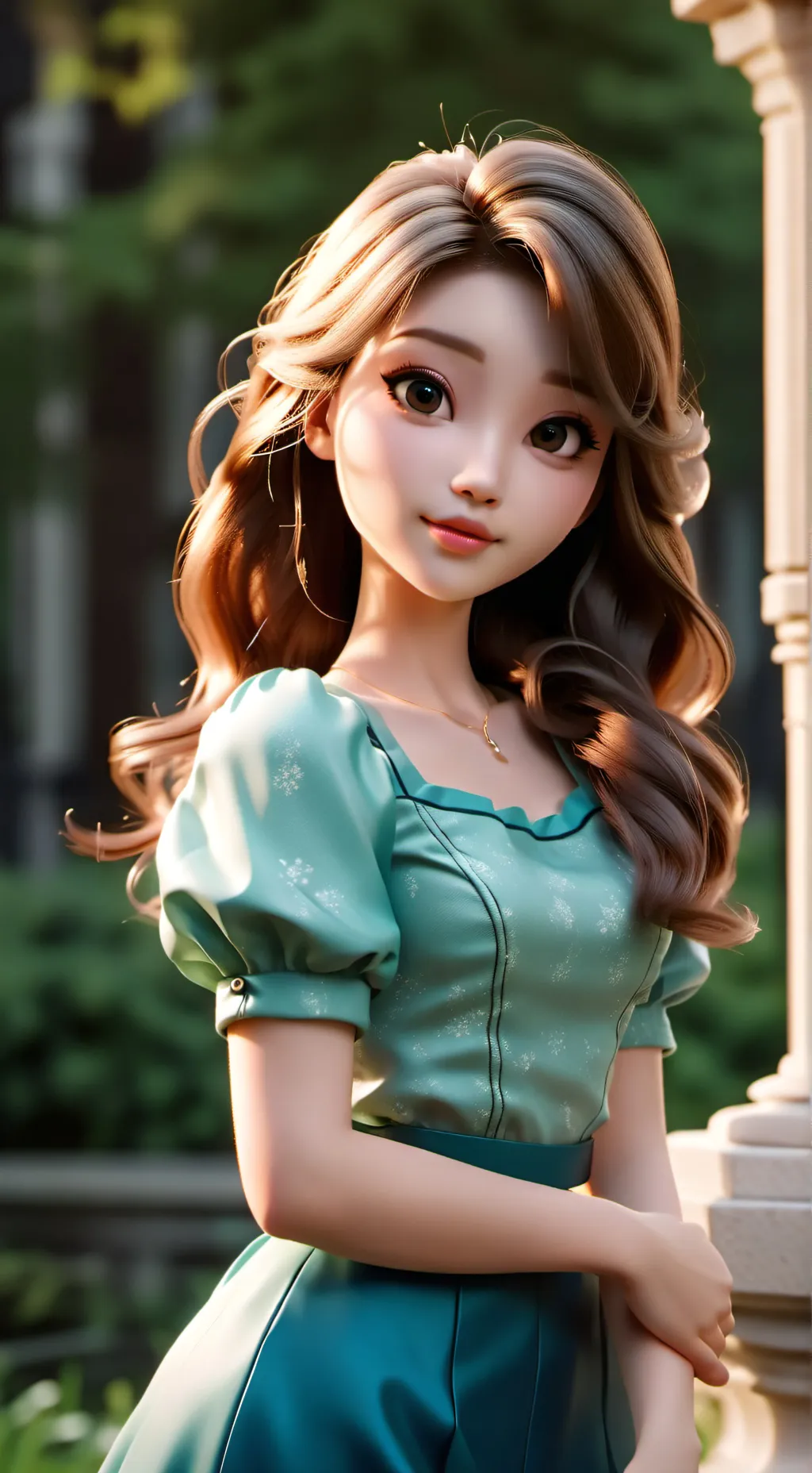 ai character: Maria and Cataleya background