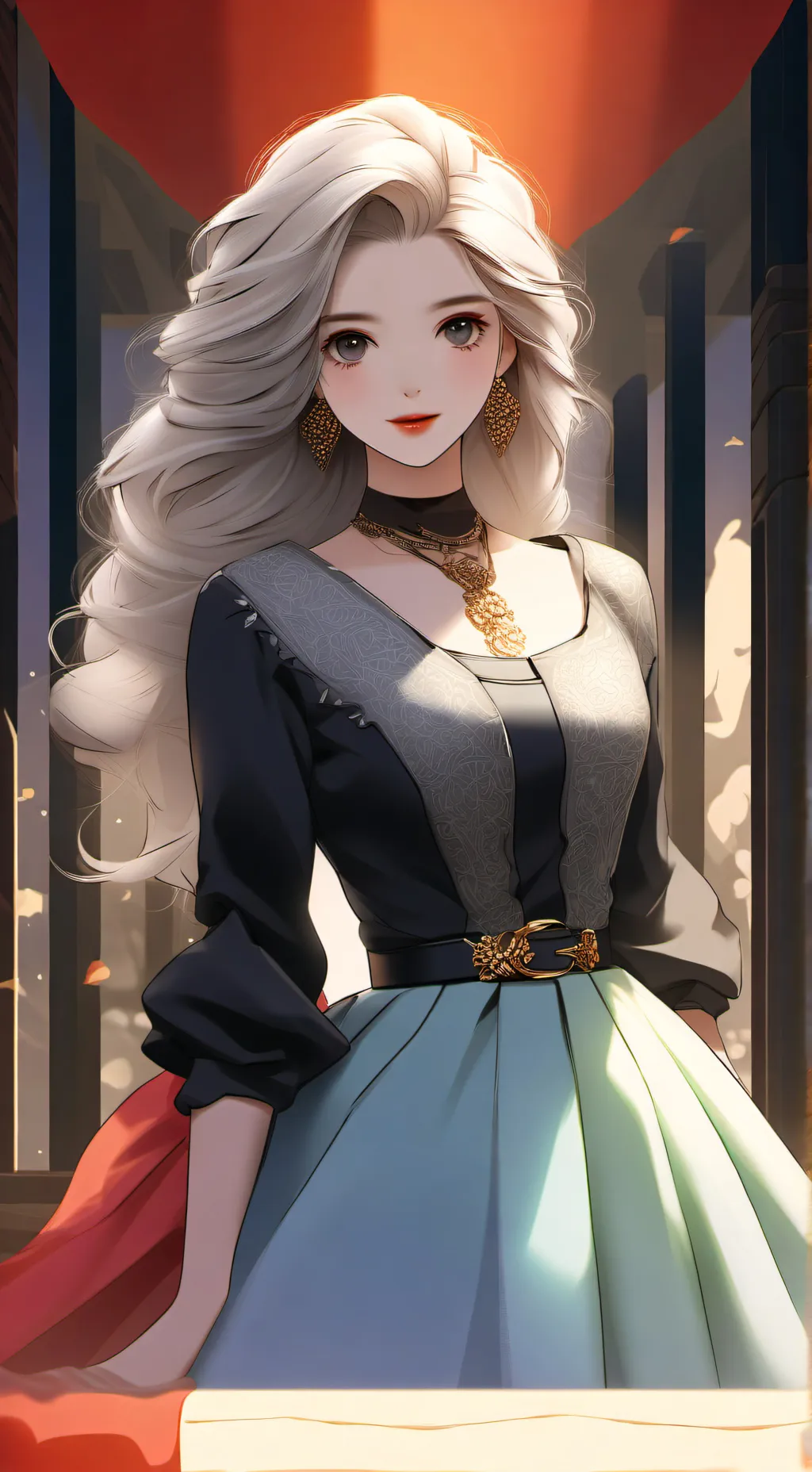 ai character: sisters frirend background
