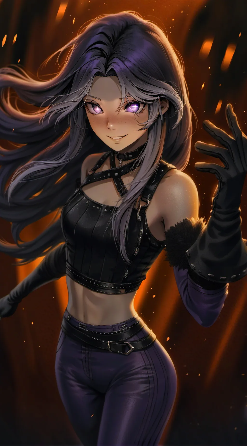 ai character: Luna  background