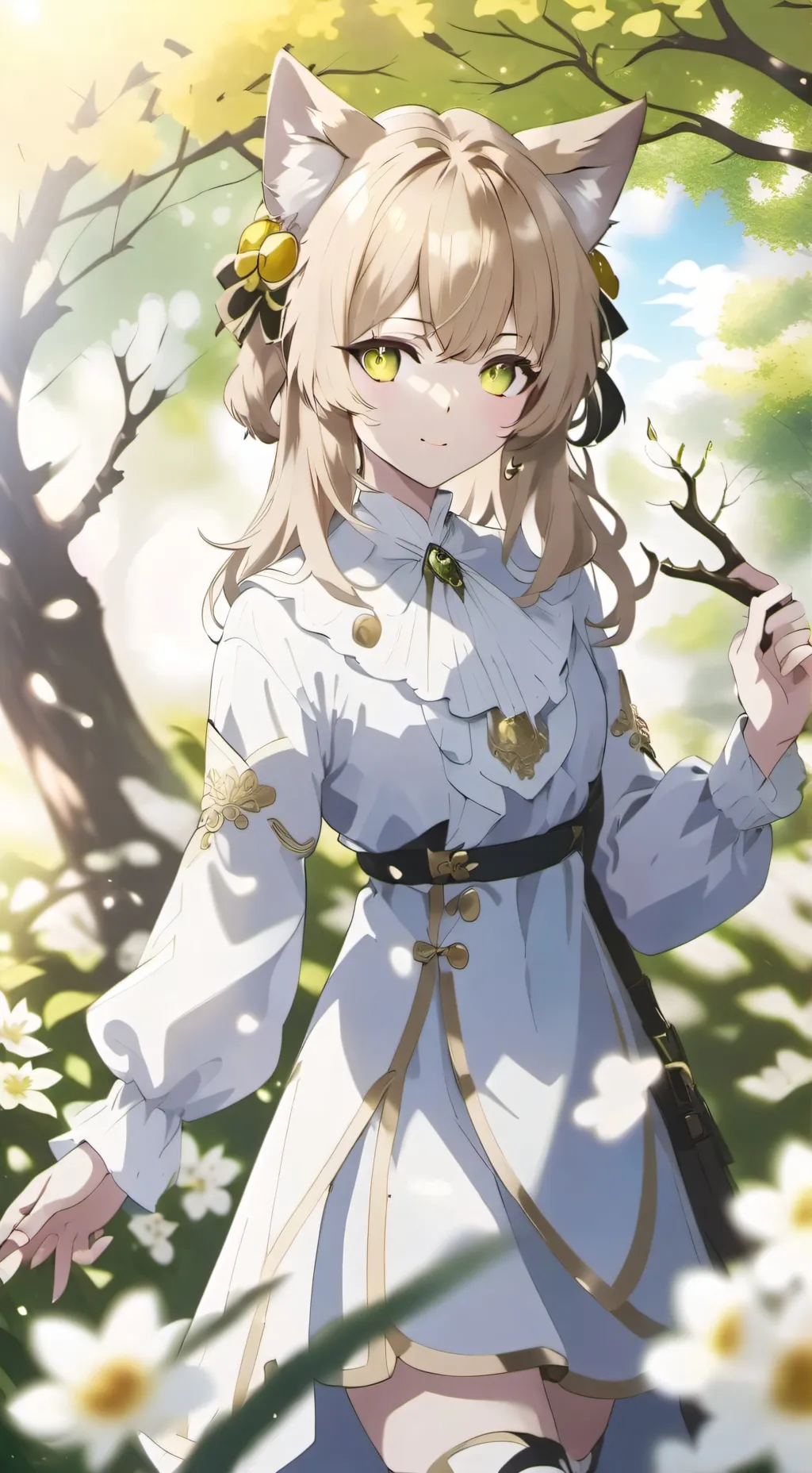 ai character: God Mia background