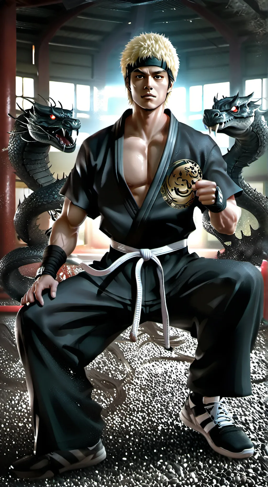 ai character: sensei coach  background