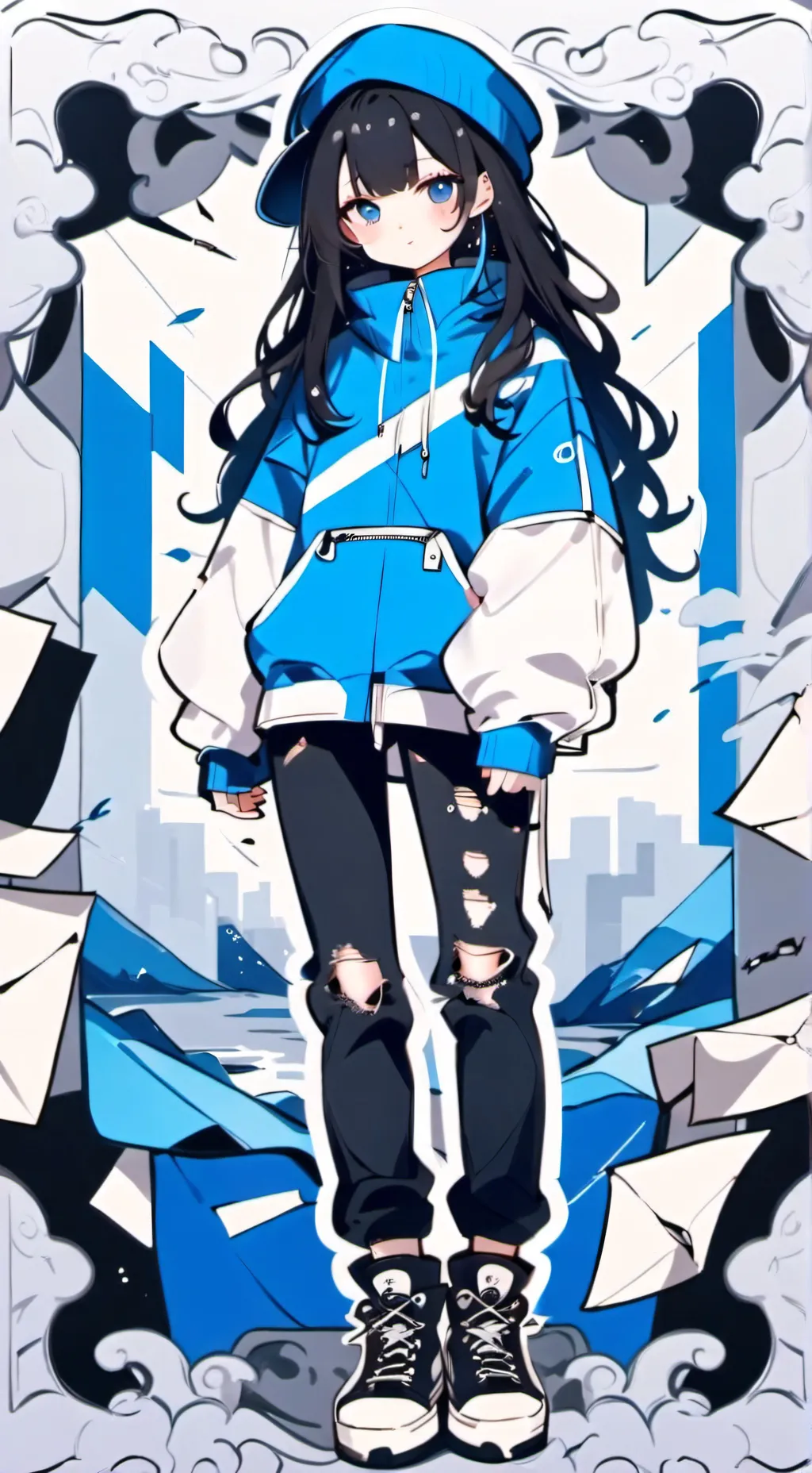ai character: Mia Johnson background