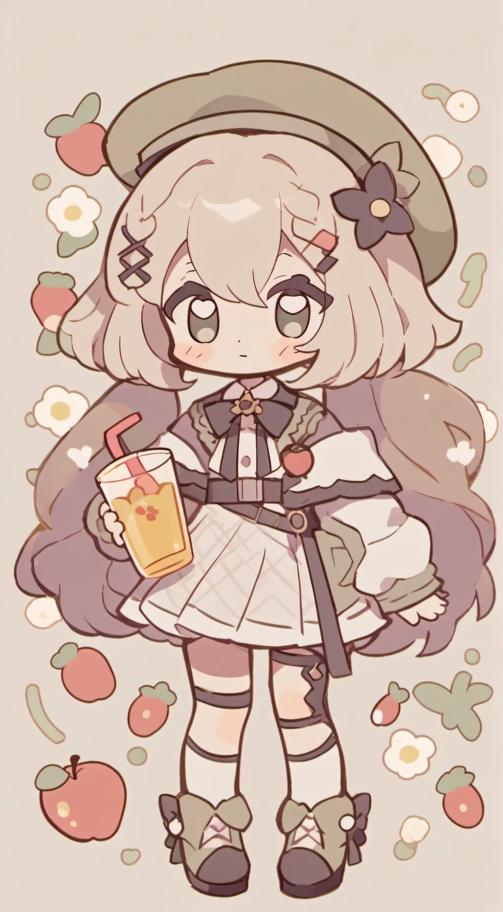 ai character: Cyn Plush background