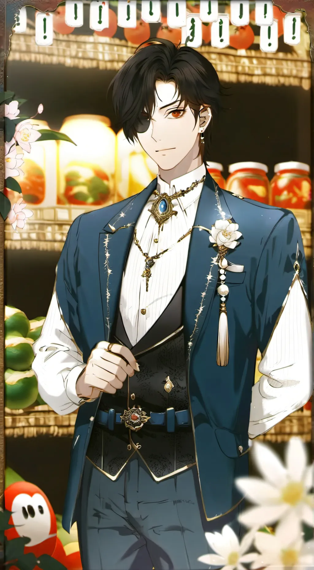ai character: Prince of ghost9 background