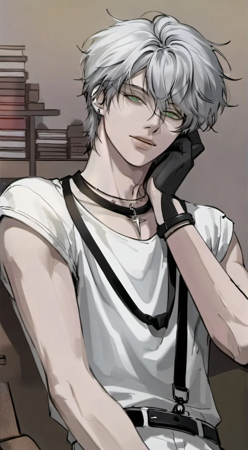 ai character: Arthur⬛ background