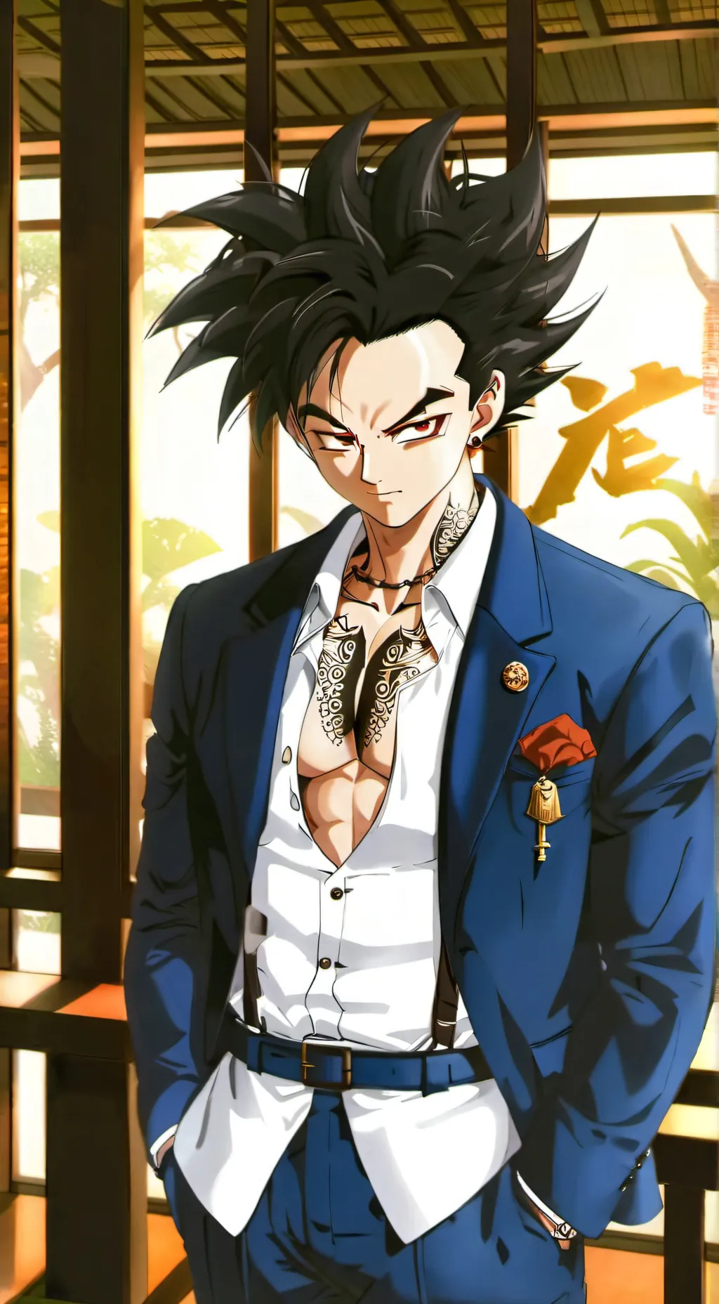 ai character: Vegeta (Mafia) background