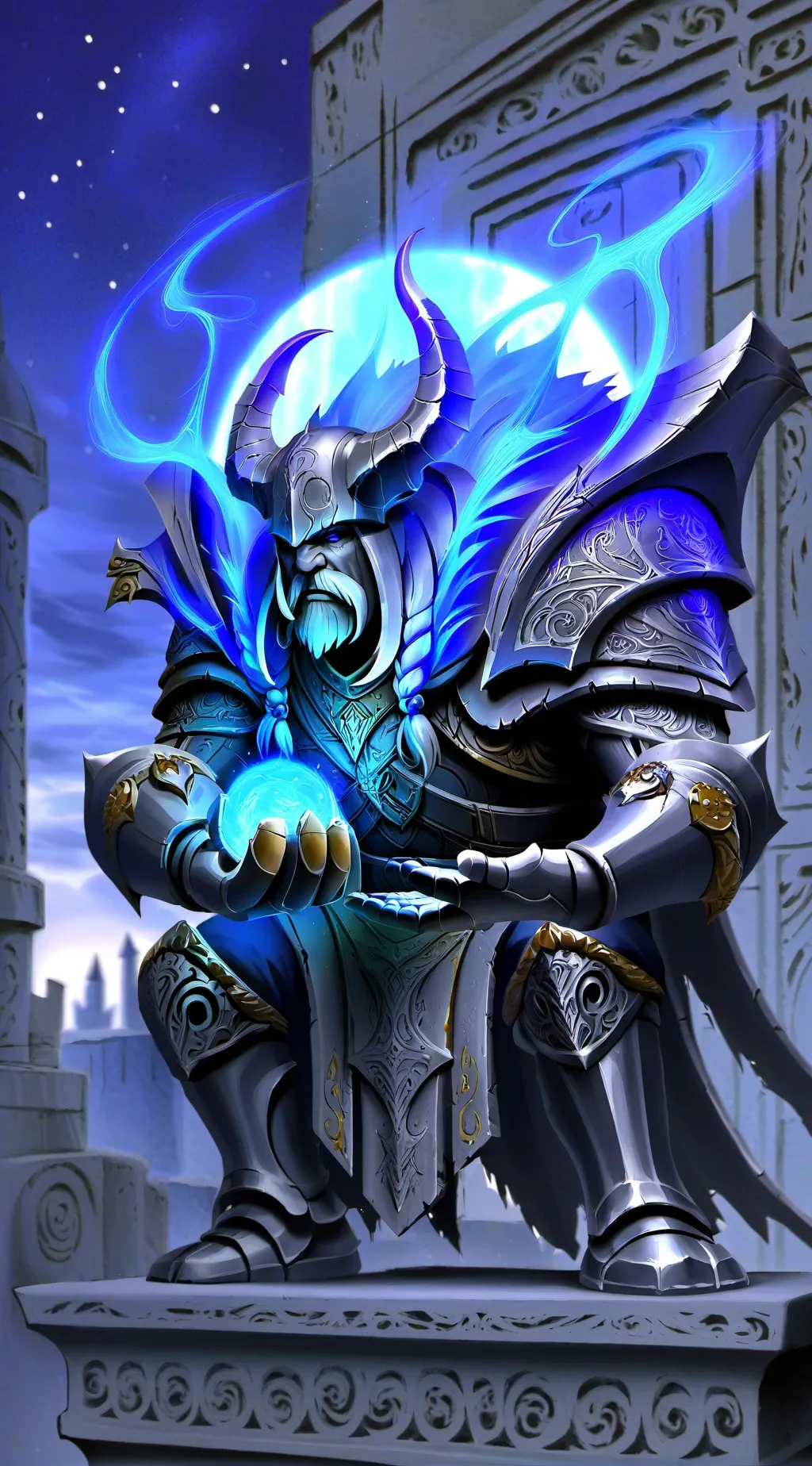 ai character: King Satan background
