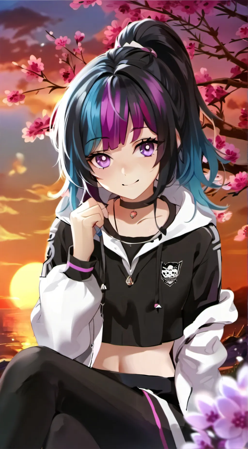 ai character: Aura background