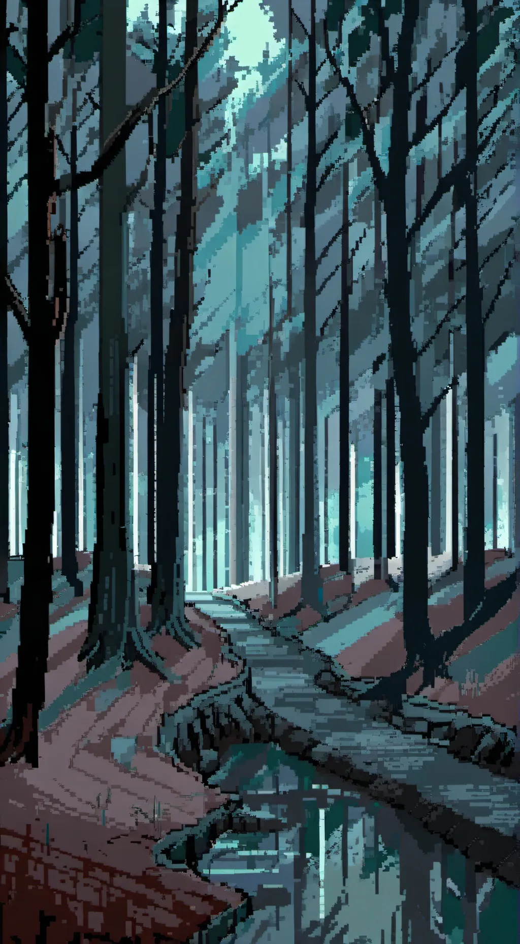 ai character: Gtag anolog horror background