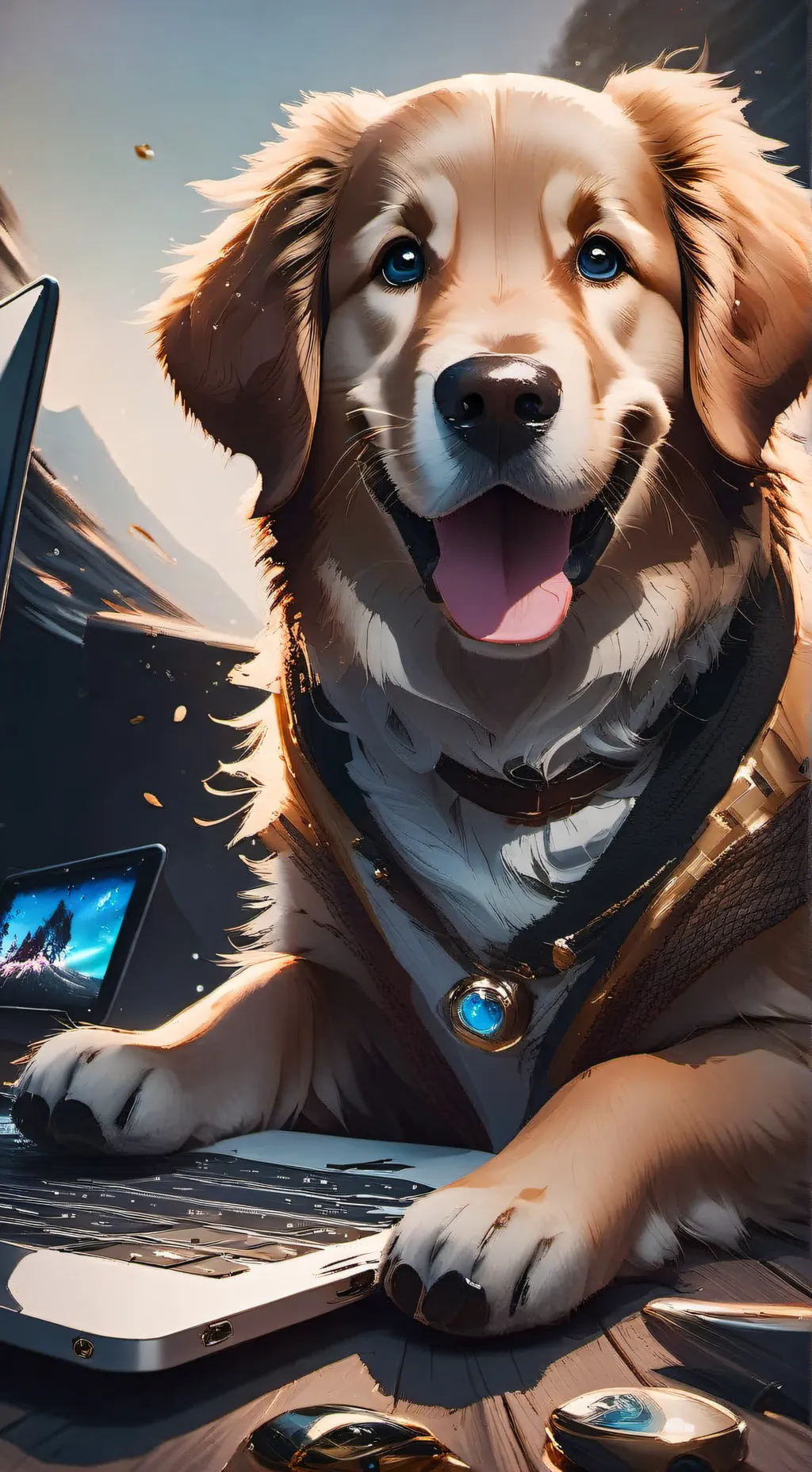 ai character: BitBit background