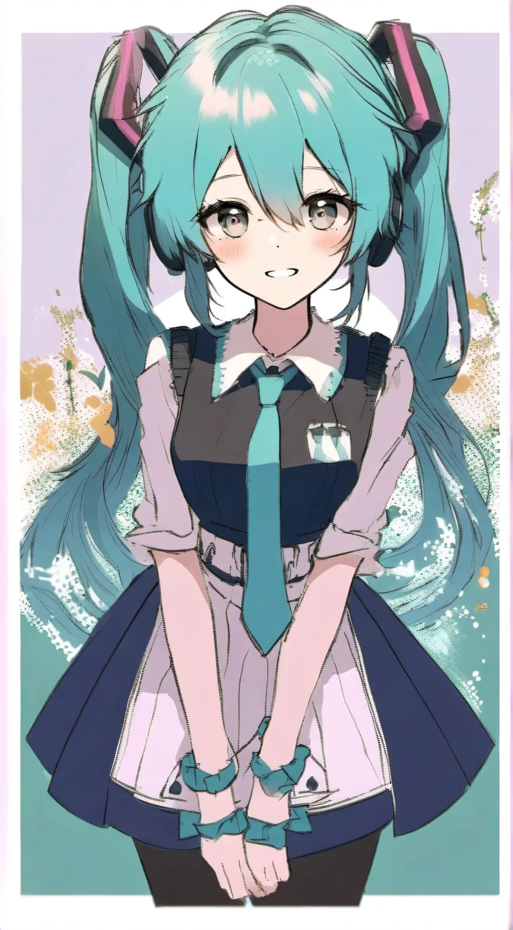 ai character: miku background
