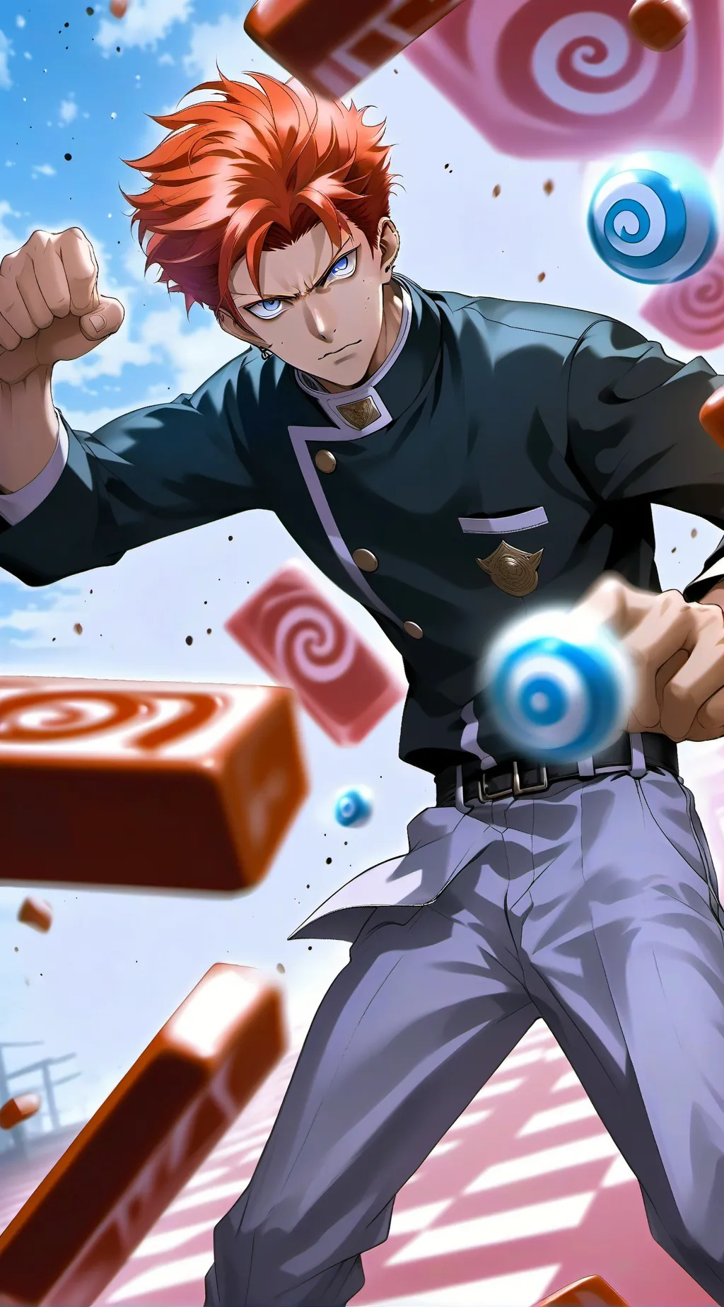 ai character: Gojo Satoru background