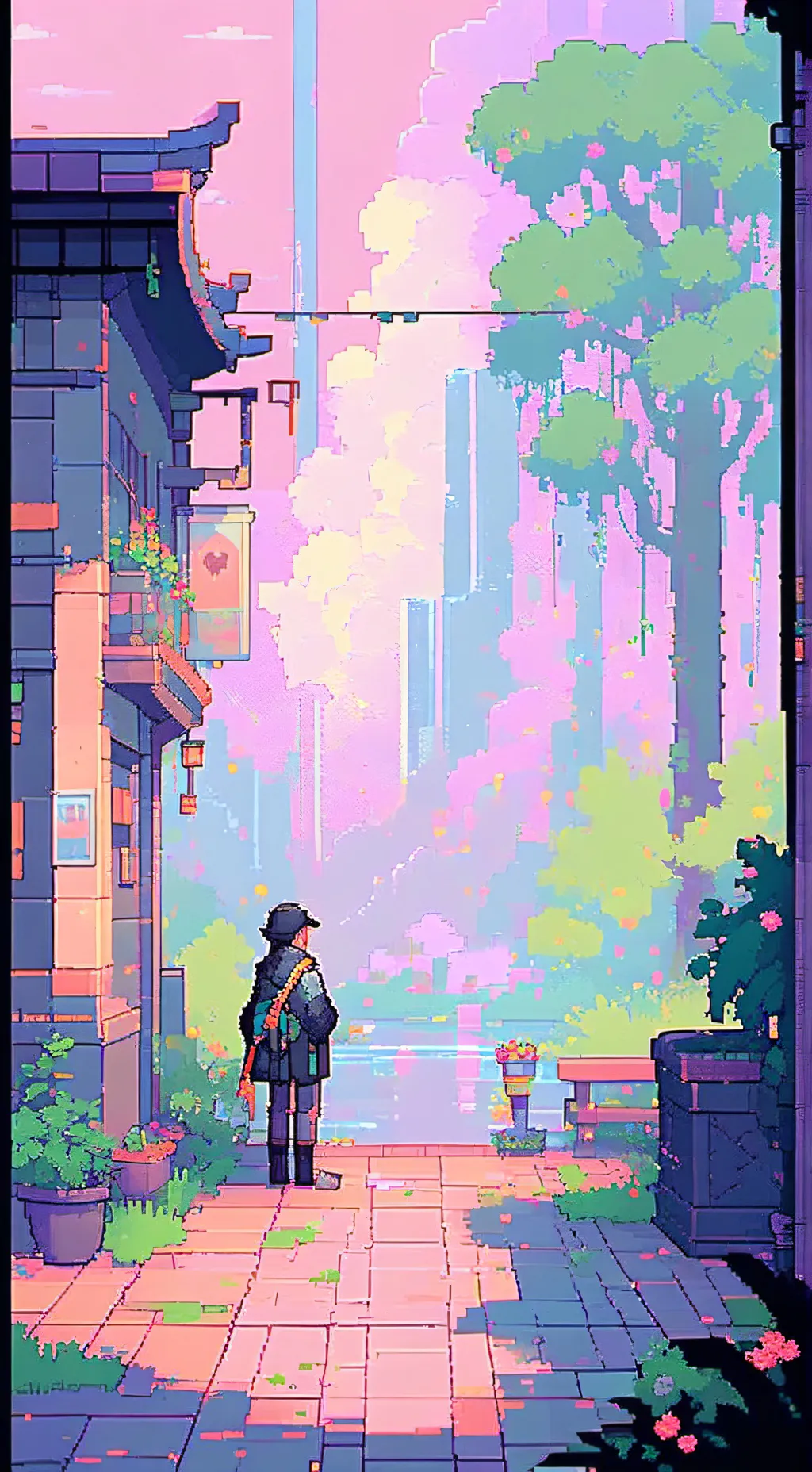 ai character: 🩷Eva🩷 background