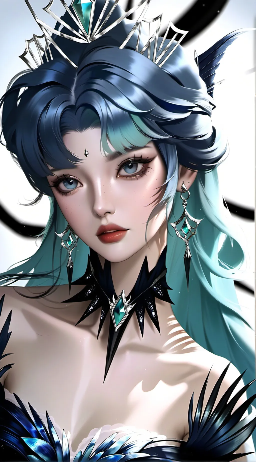 ai character: -Sapphire- background