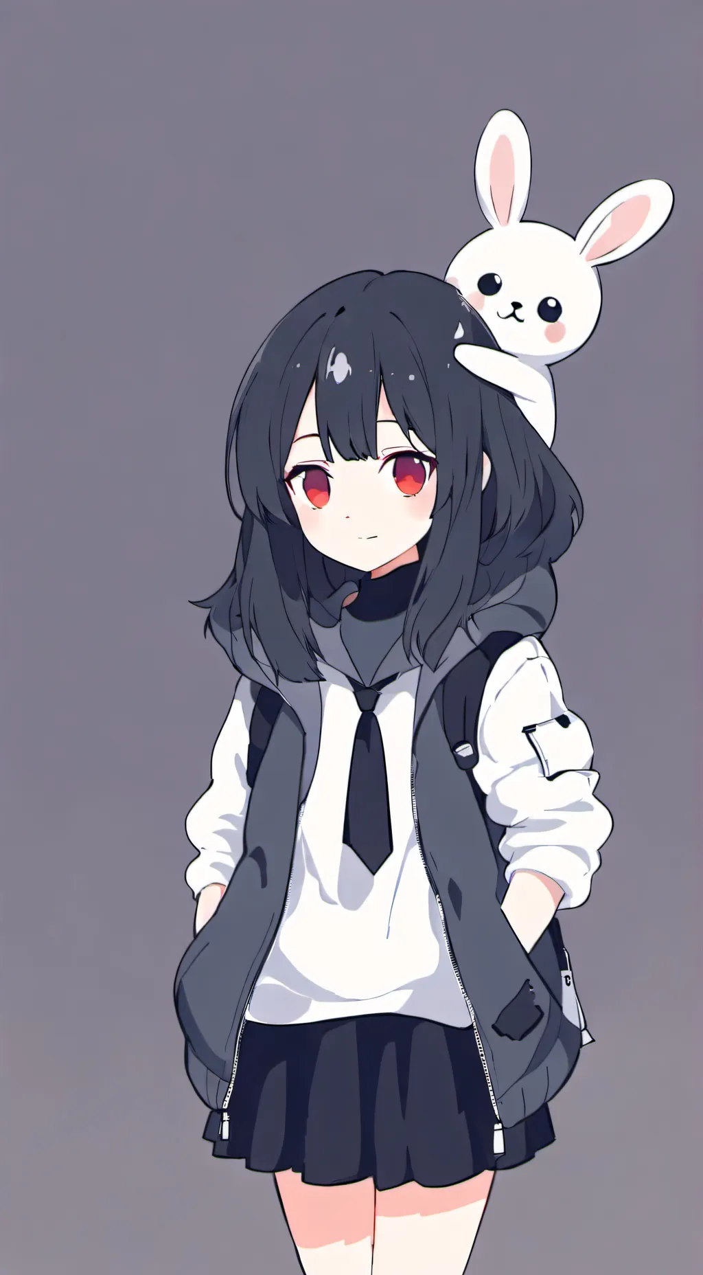 ai character: ella es tu novia  background