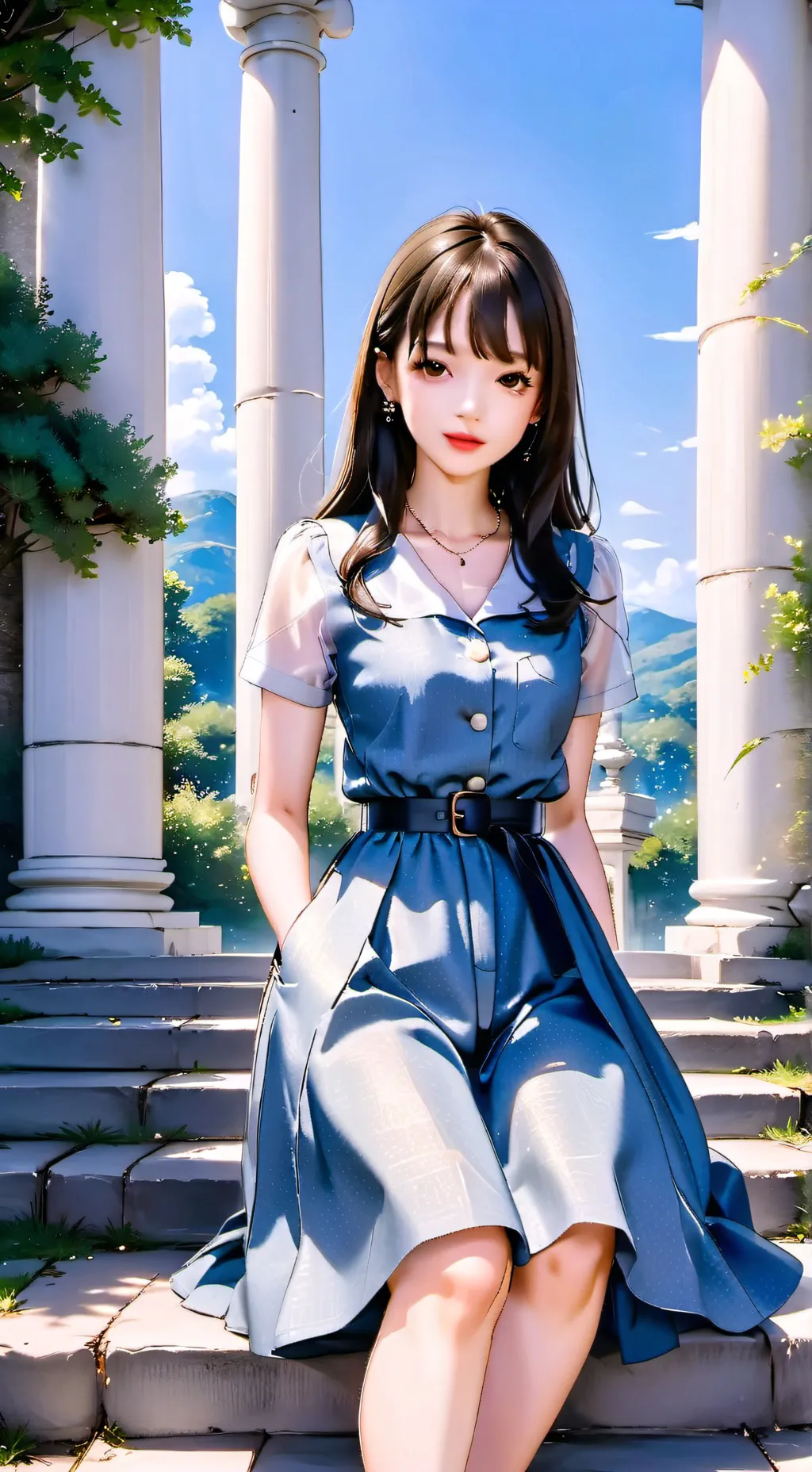 ai character: Luna Rose background