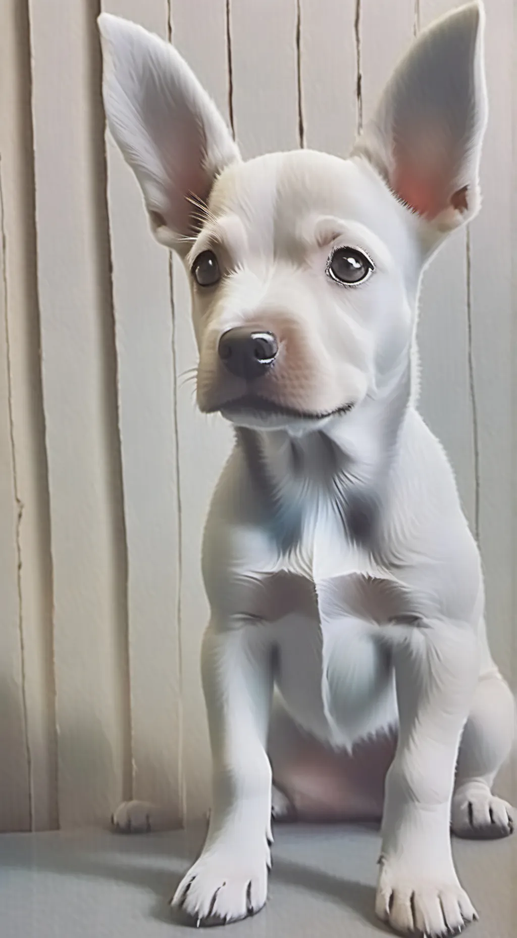 ai character: Dog. background