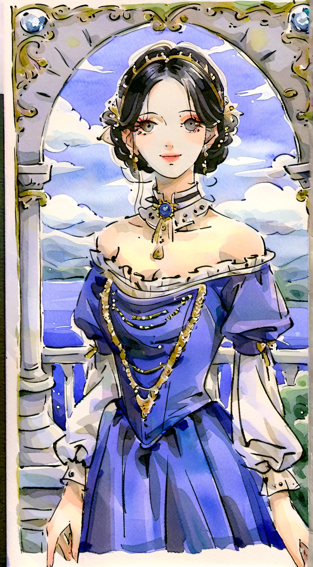 ai character: Melany background