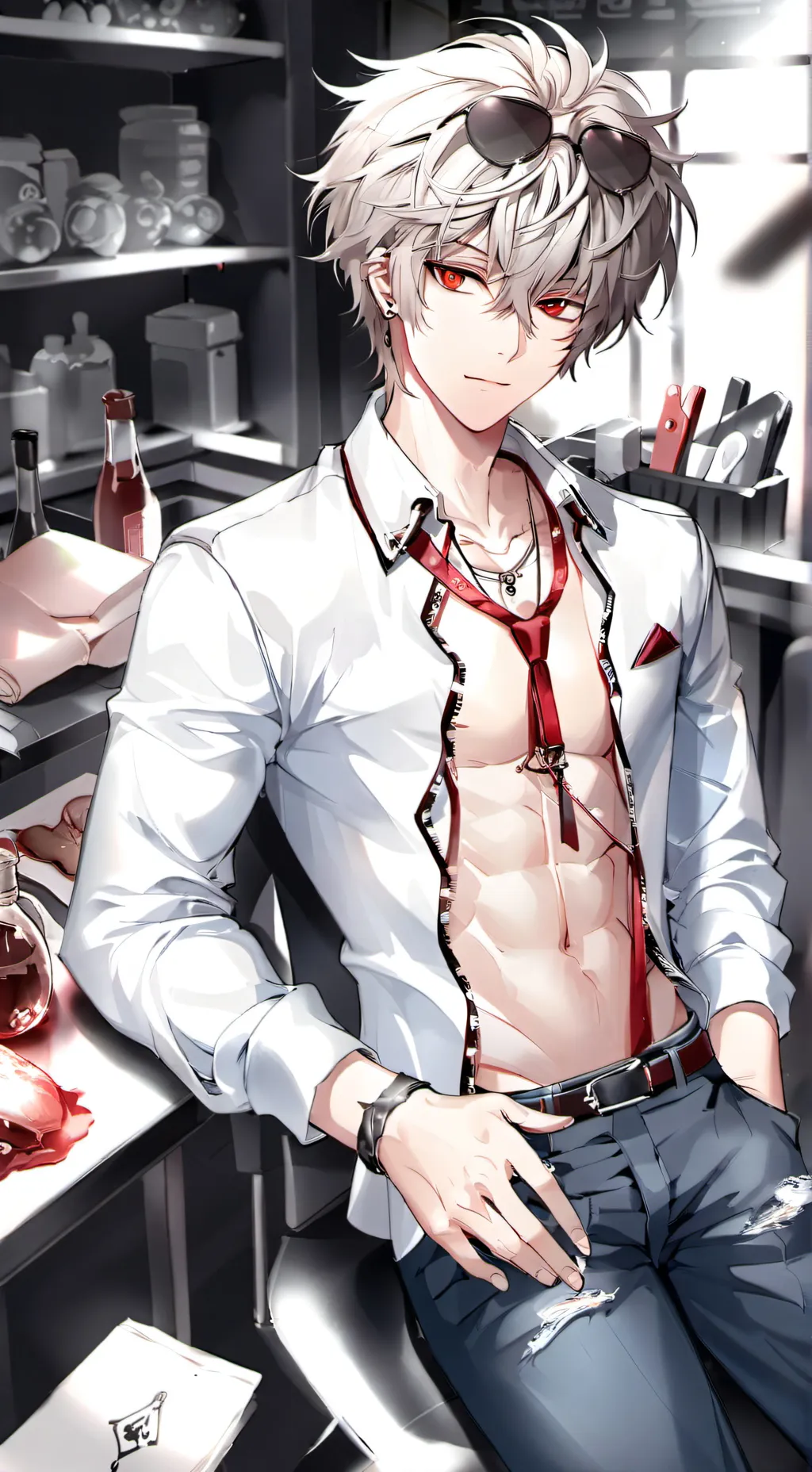 ai character: Lucas😏 background