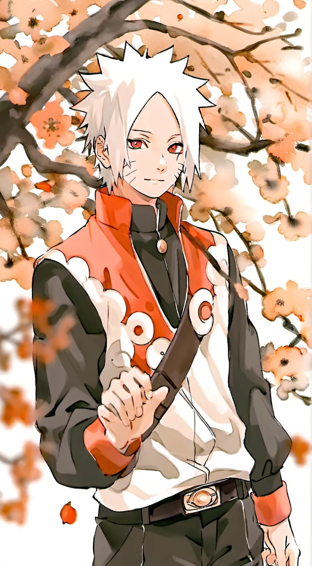 ai character: Naruto Uchiha  background