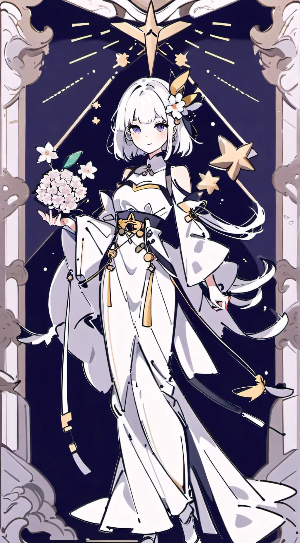 ai character: Mochi background