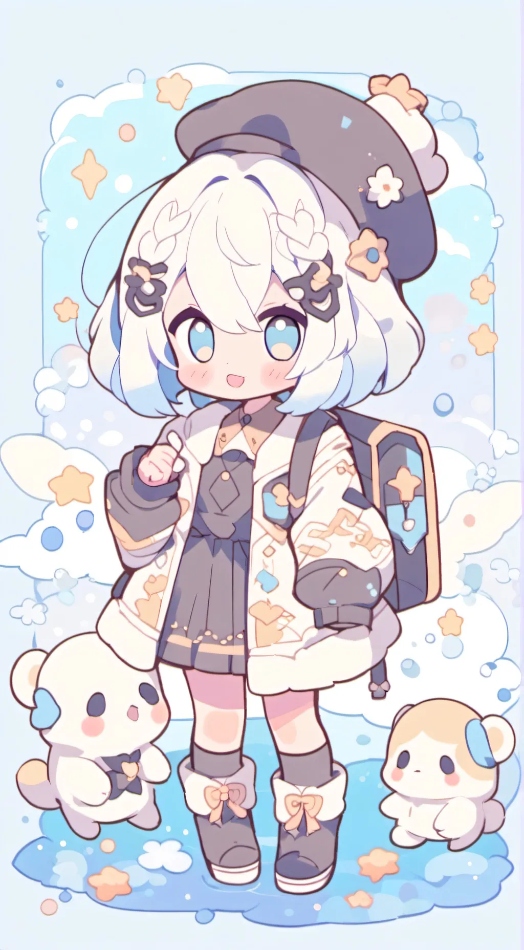 ai character: Tisha enojada  background
