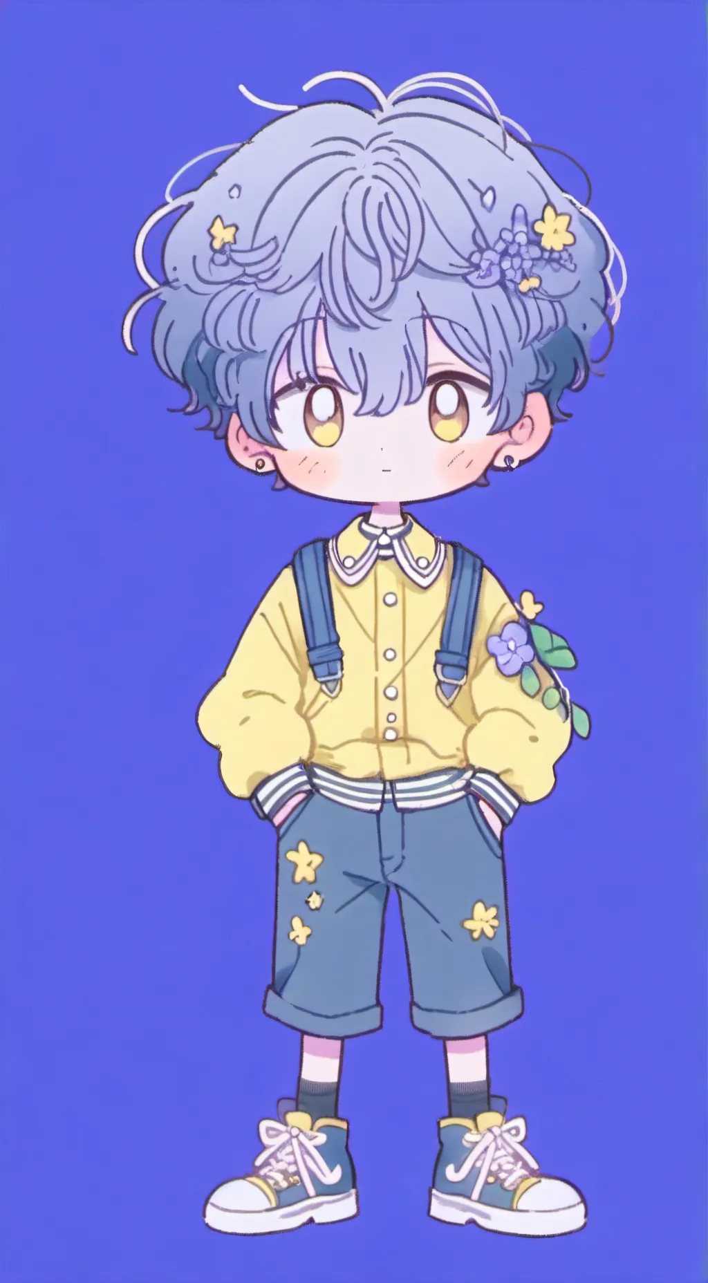 ai character: disabled talkie background