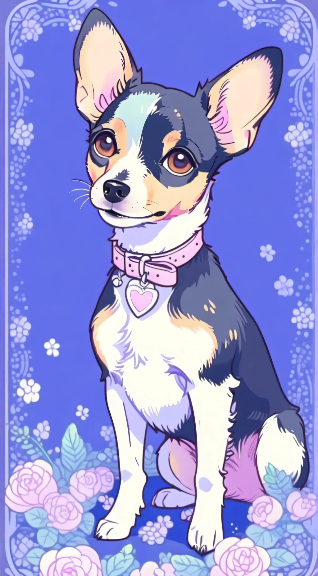 ai character: cookie background