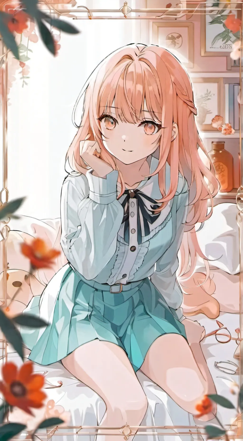 ai character: 🌸Hiyori🌸 background