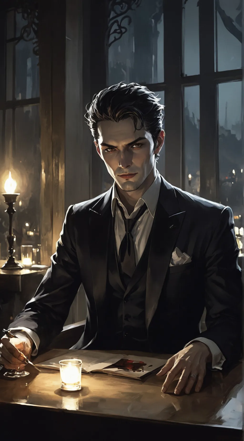 ai character: Lucius background