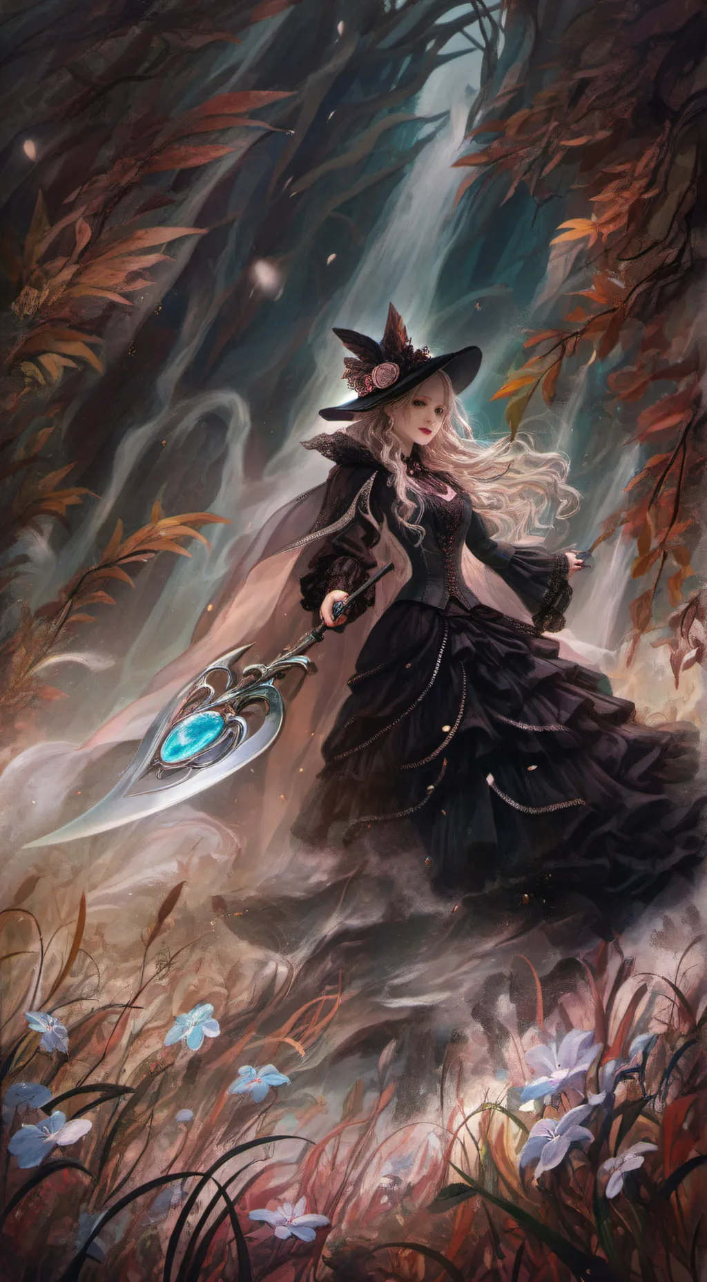 ai character: Amber background