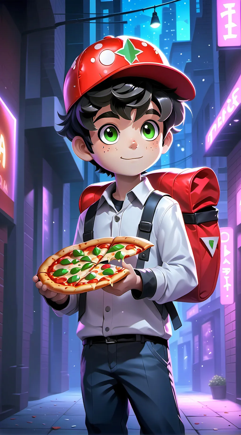 ai character: kid Elliot background