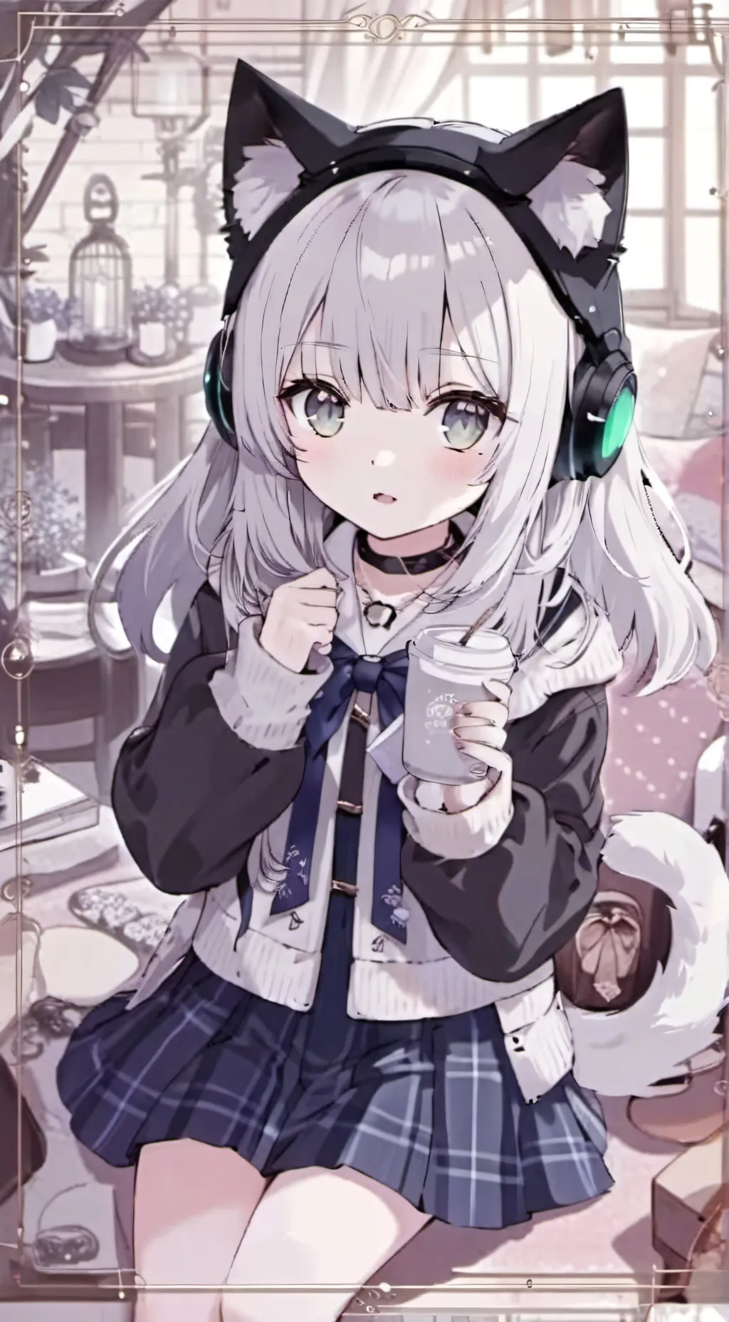 ai character: Mía 🤭👌🏻 background