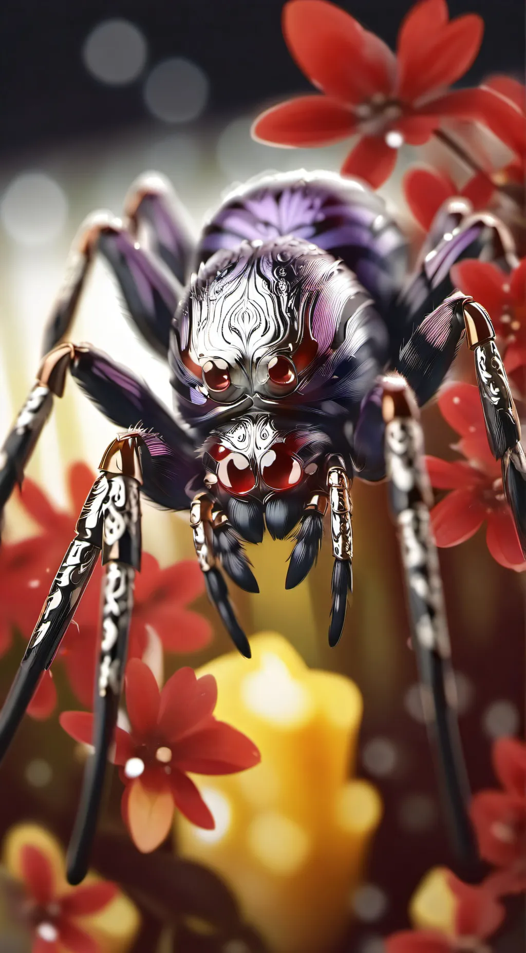 ai character: spider background