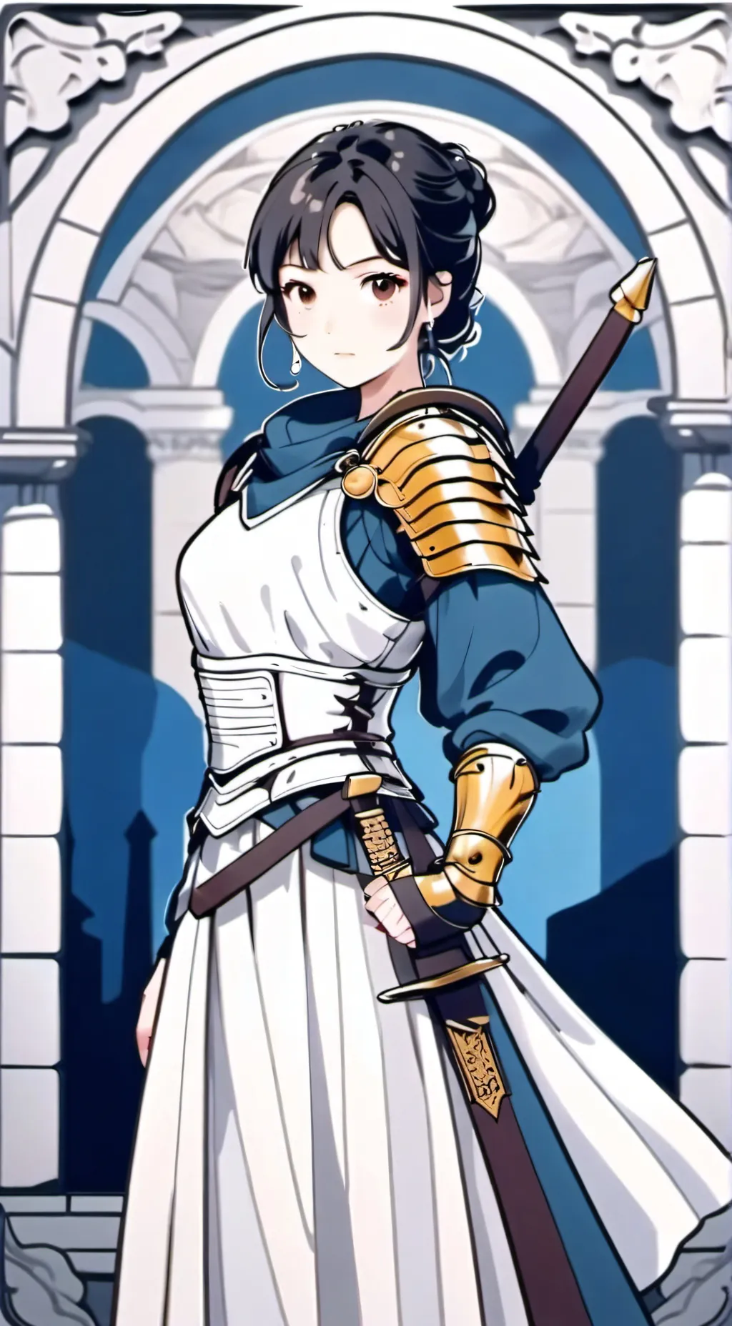 ai character: Angelina background