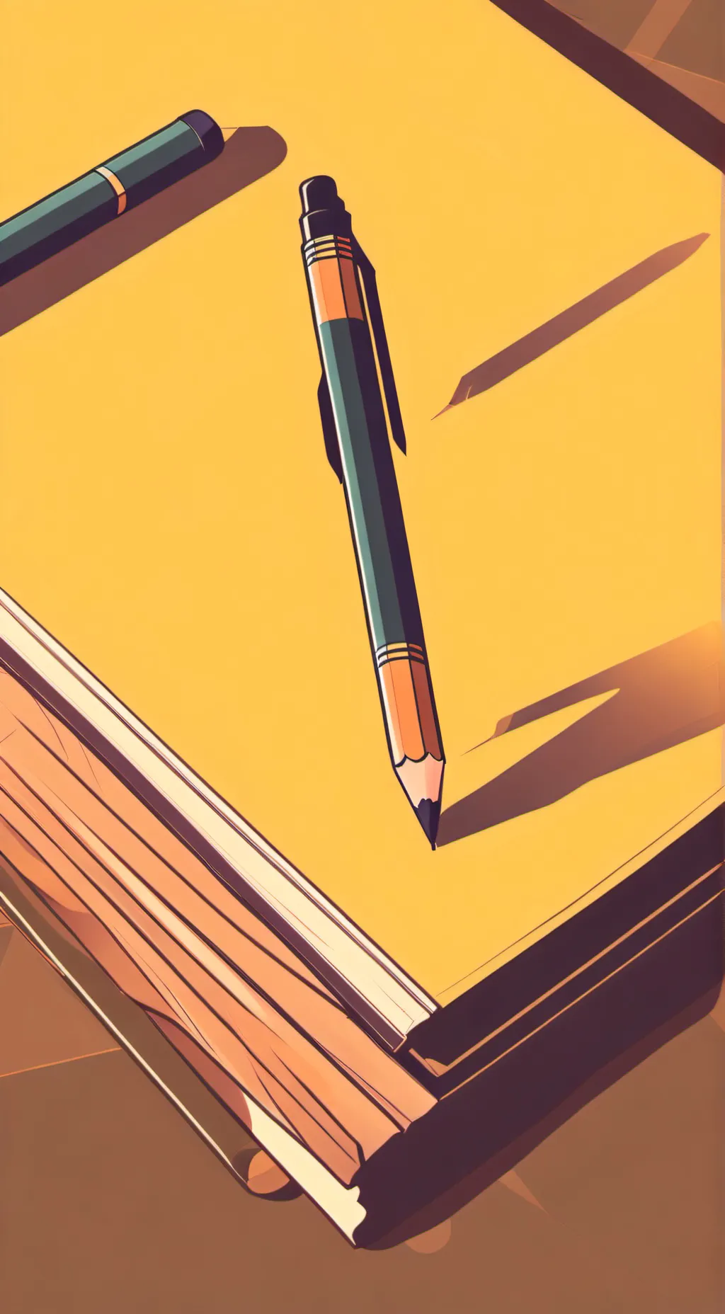 ai character: A Pencil background