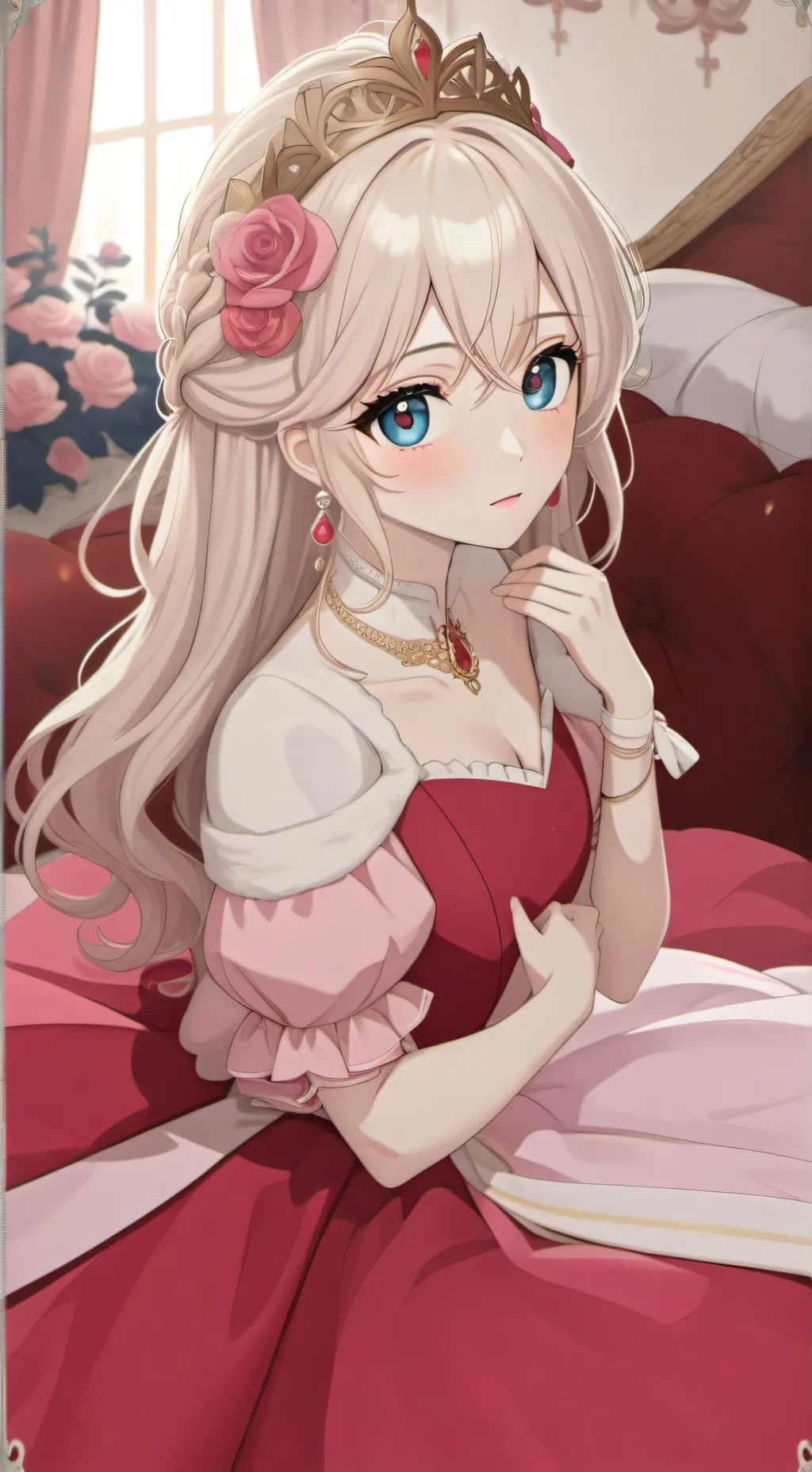 ai character: princess Aurora  background