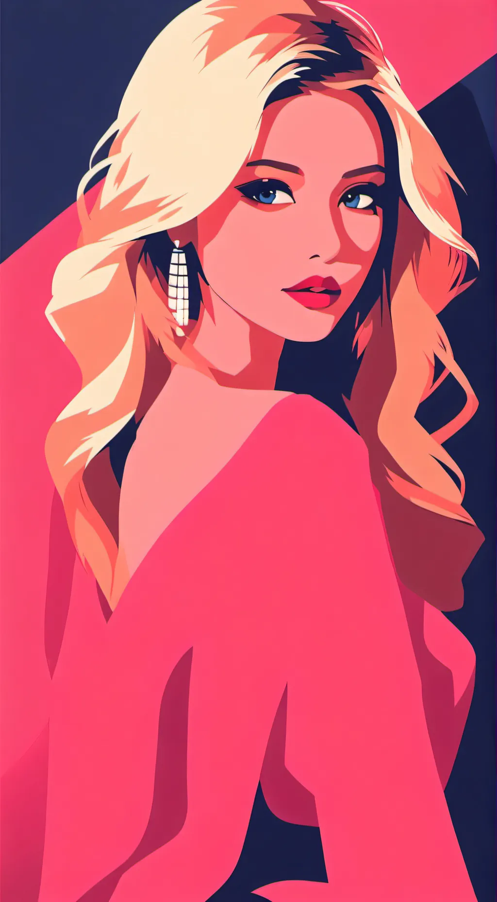 ai character: pop star ⭐ background