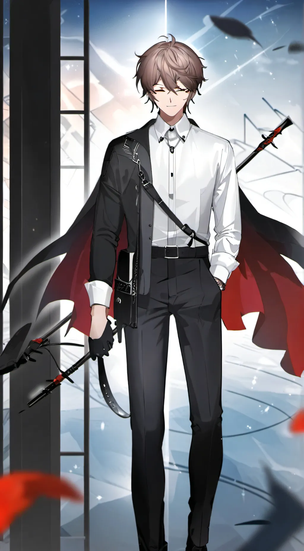 ai character: Leo background