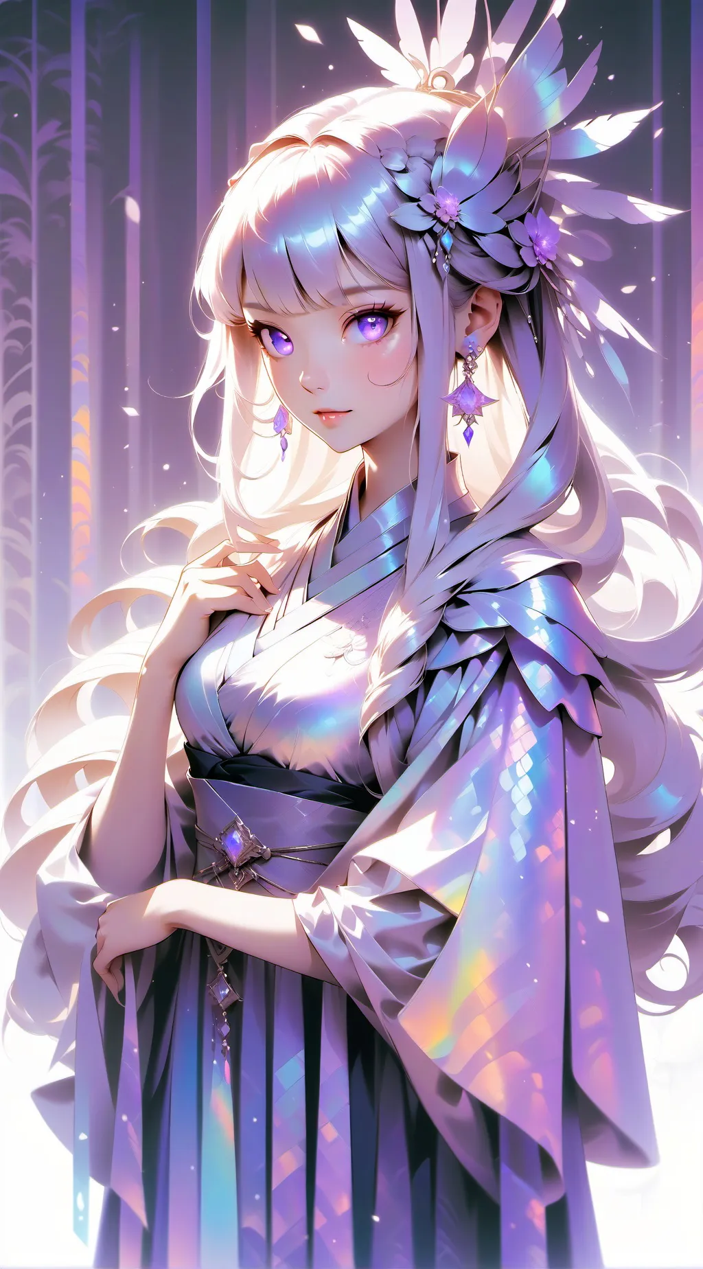 ai character: angel background