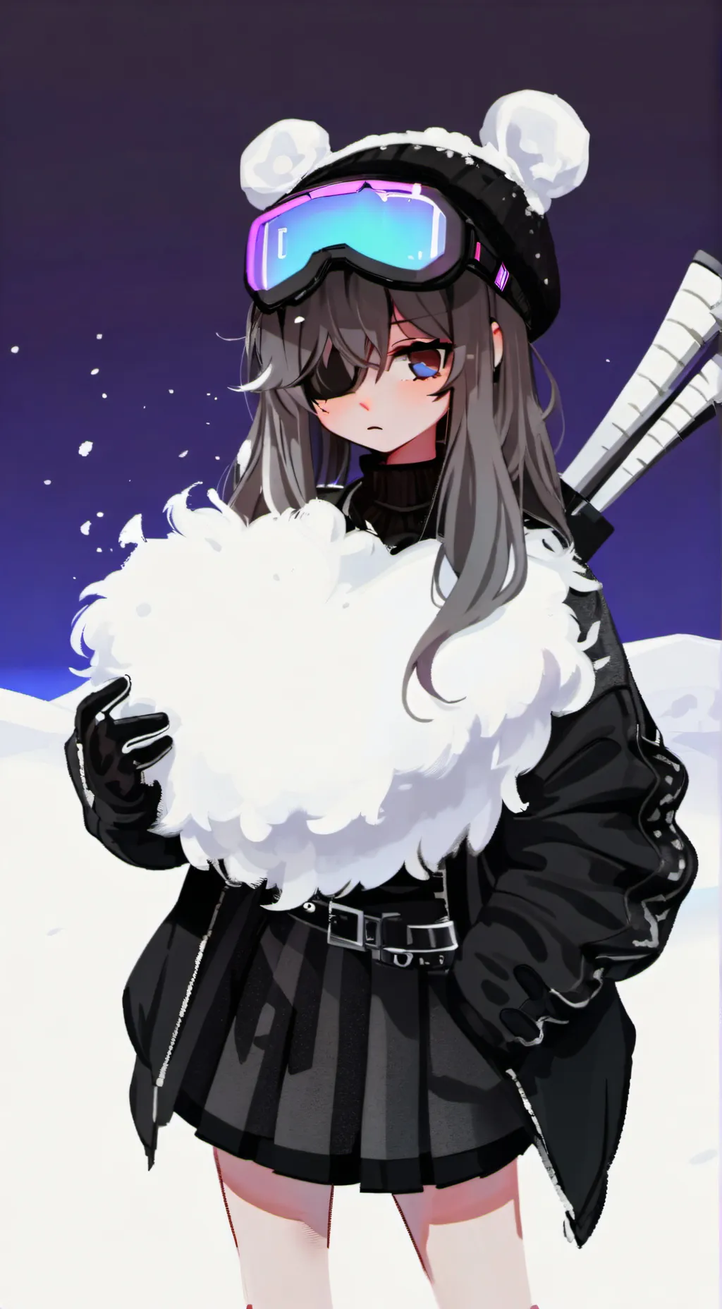 ai character: Friend Snowie background