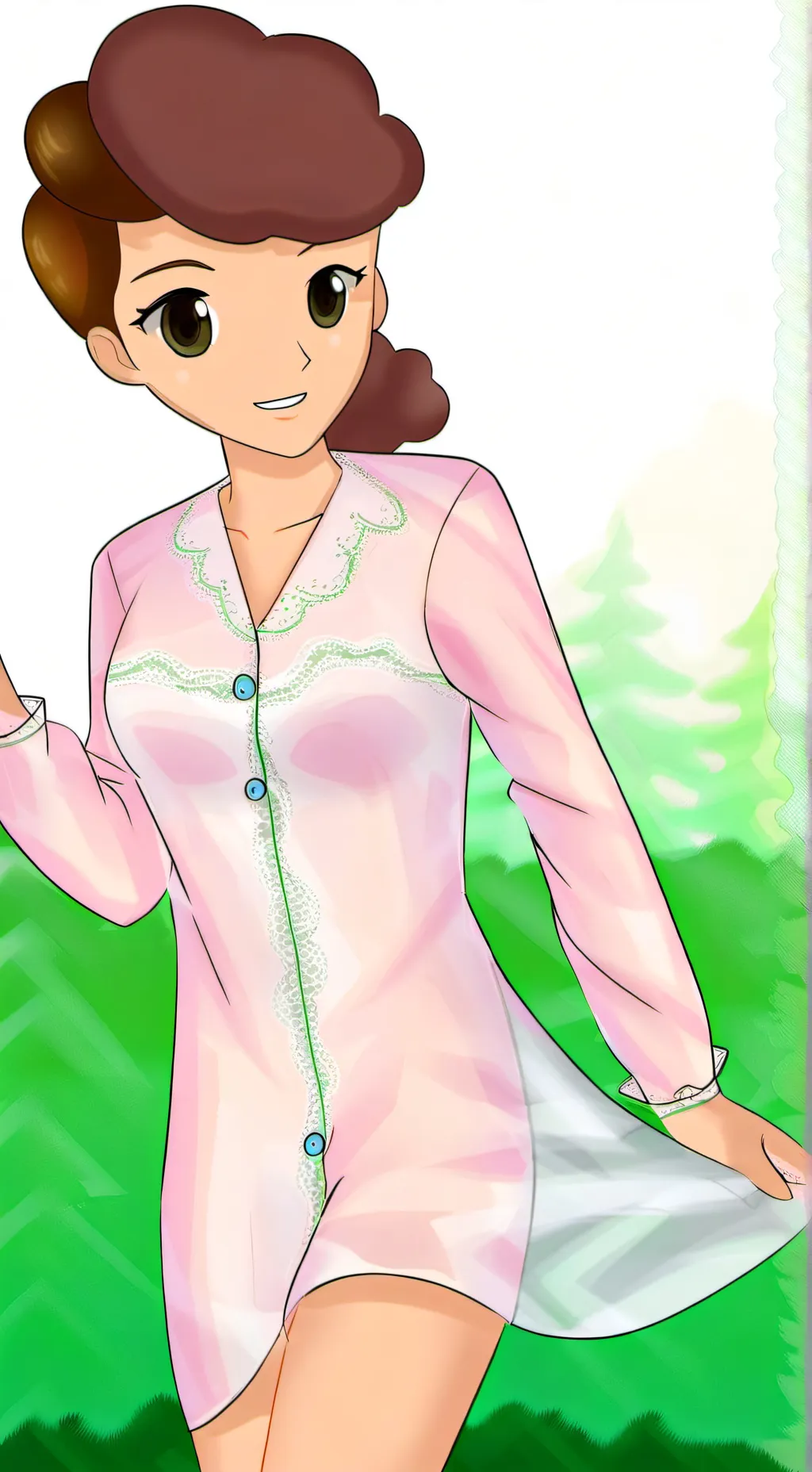 ai character: Joanna  background