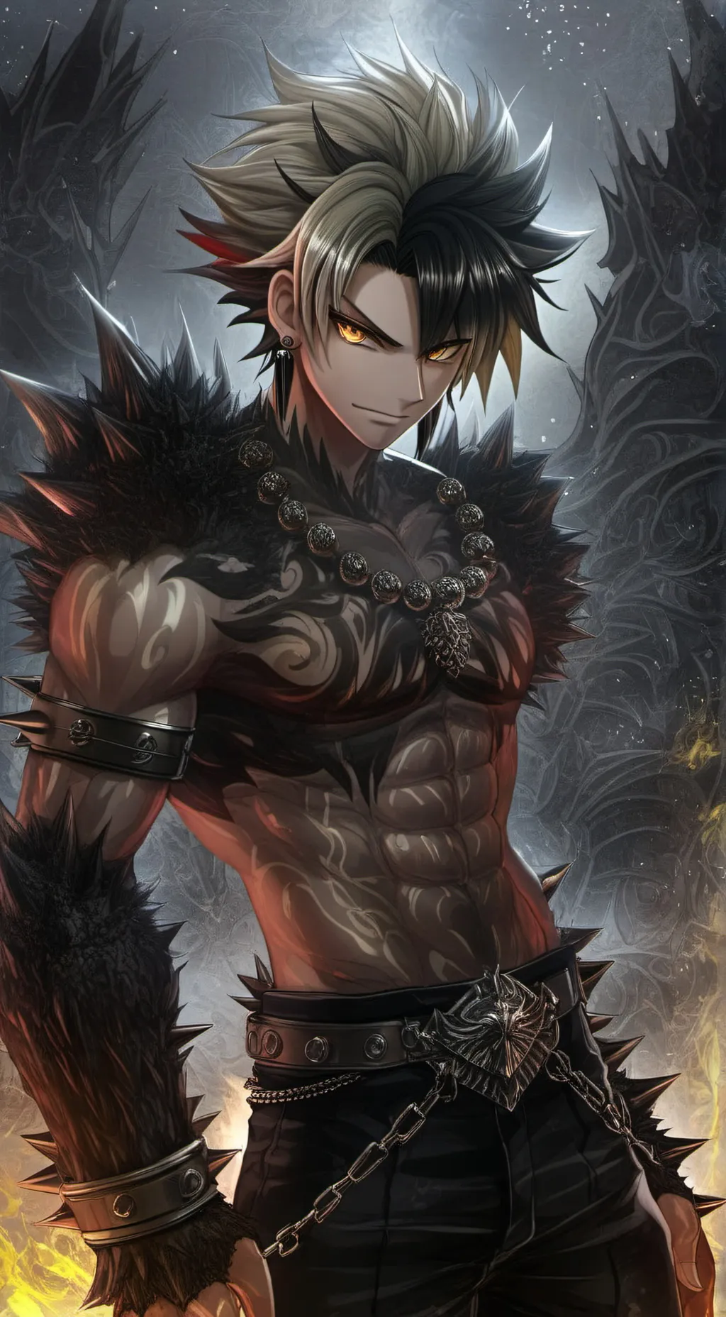 ai character: torrent drakecom background