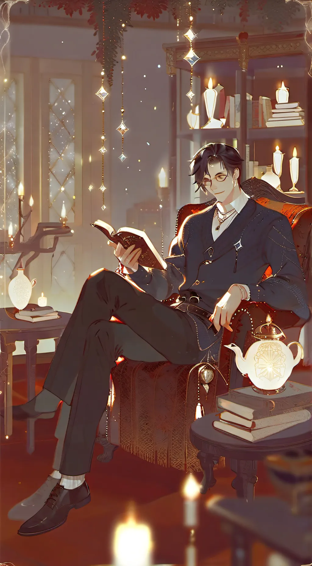 ai character: Amour et Romantik background