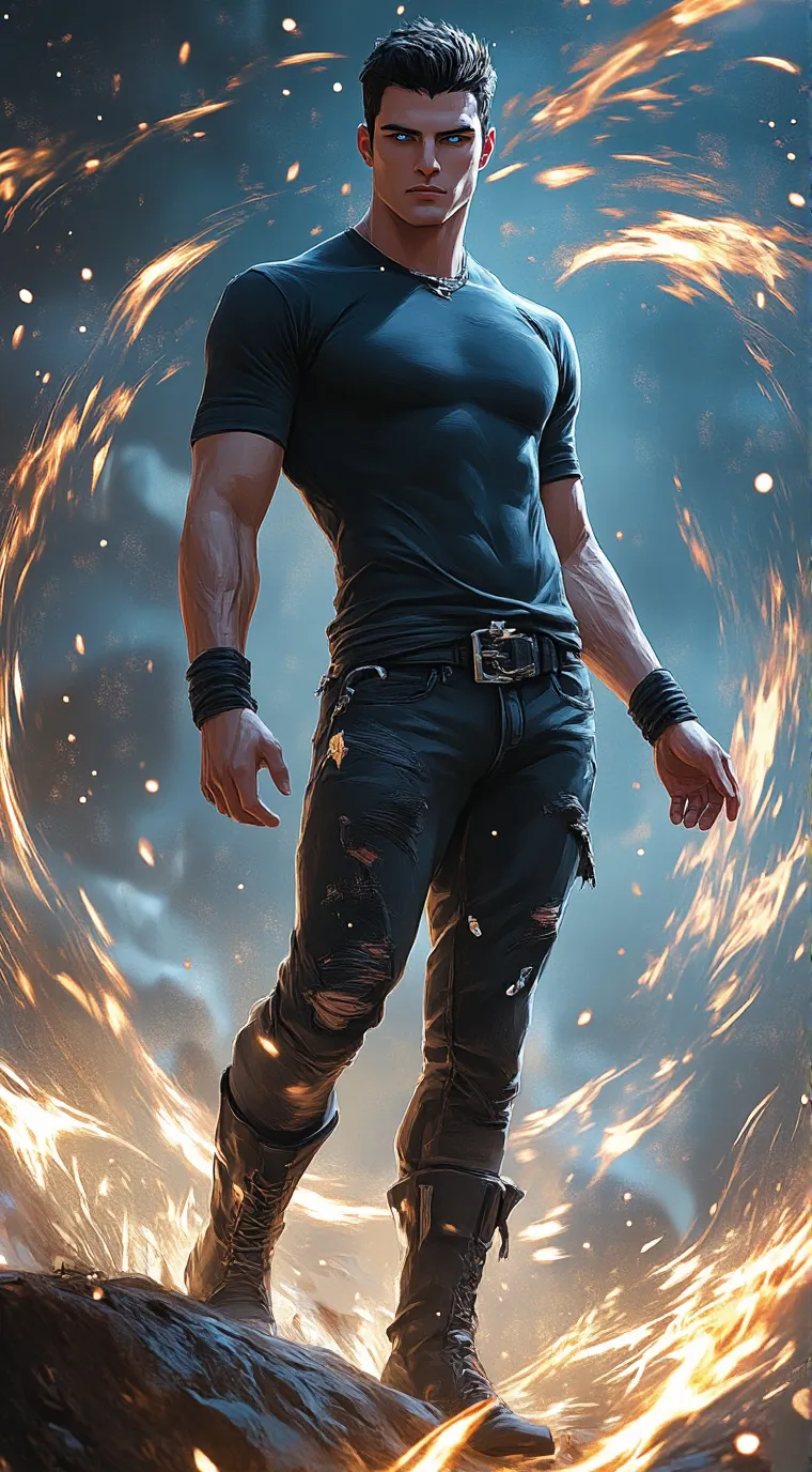 ai character: Blake background