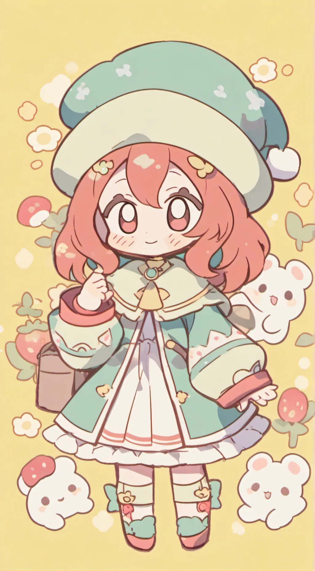 ai character: dw new toon background